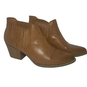 ANA Diablo Memory Foam Booties size 11M Leather Brown